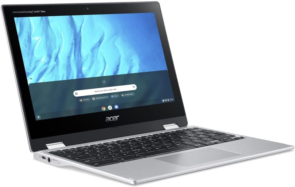 Acer Spin 311-2H 11.6 2-in-1 Touchscreen Chromebook (Intel 4-Core Celeron N4000, 64GB eMMC, 4GB RAM, Stylus, Webcam, IPS) Flip Convertible Home  Education Laptop, IST Computers Pen, Chrome OS