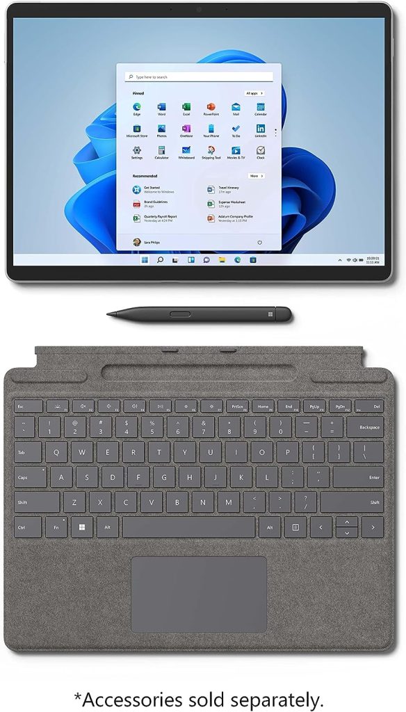 Microsoft Surface Pro 8-13 Touchscreen - Intel® Evo Platform Core™ i5-8GB Memory - 256GB SSD - Device Only - Graphite (Latest Model)