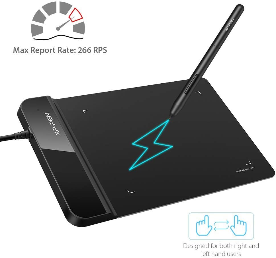 Drawing Tablet XPPen G430S OSU Tablet Graphic Drawing Tablet with 8192 Levels Pressure Battery-Free Stylus, 4 x 3 inch Ultrathin Tablet for OSU Game, Online Teaching Compatible with Window/Mac Black