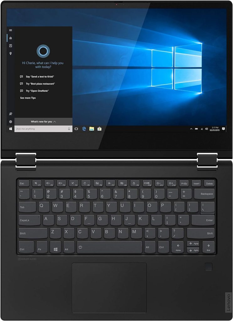 Lenovo Flex 14 2-in-1 Convertible Laptop, 14 Inch FHD Touchscreen Display, AMD Ryzen 5 3500U Processor, 12GB DDR4 RAM, 256GB NVMe SSD, Windows 10, 81SS000DUS, Black, Pen Included